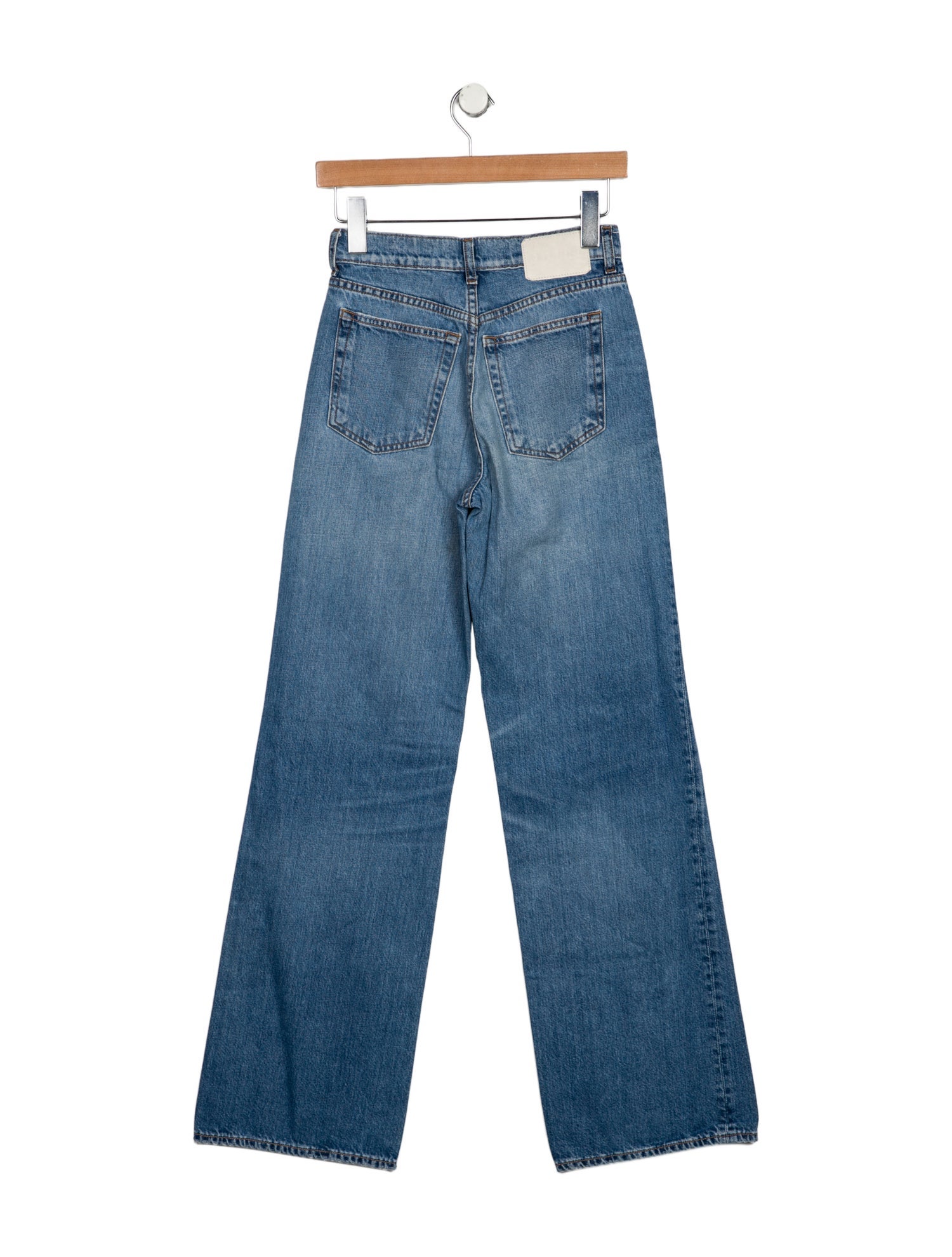 GRLFRND High-Rise Wide Leg Jeans